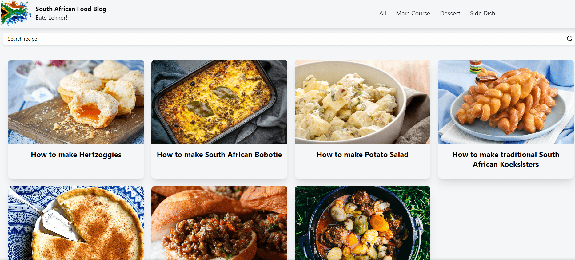 South African Food Blog